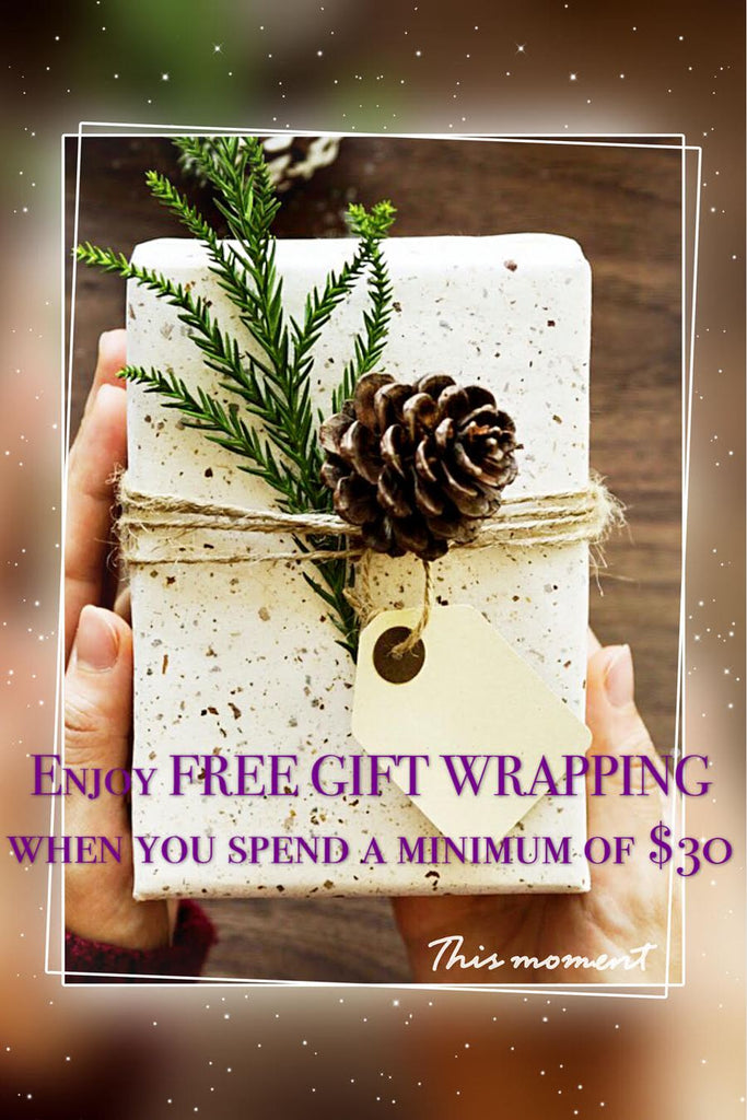 FREE GIFT WRAPPING SERVICE IS AVAILABLE !!