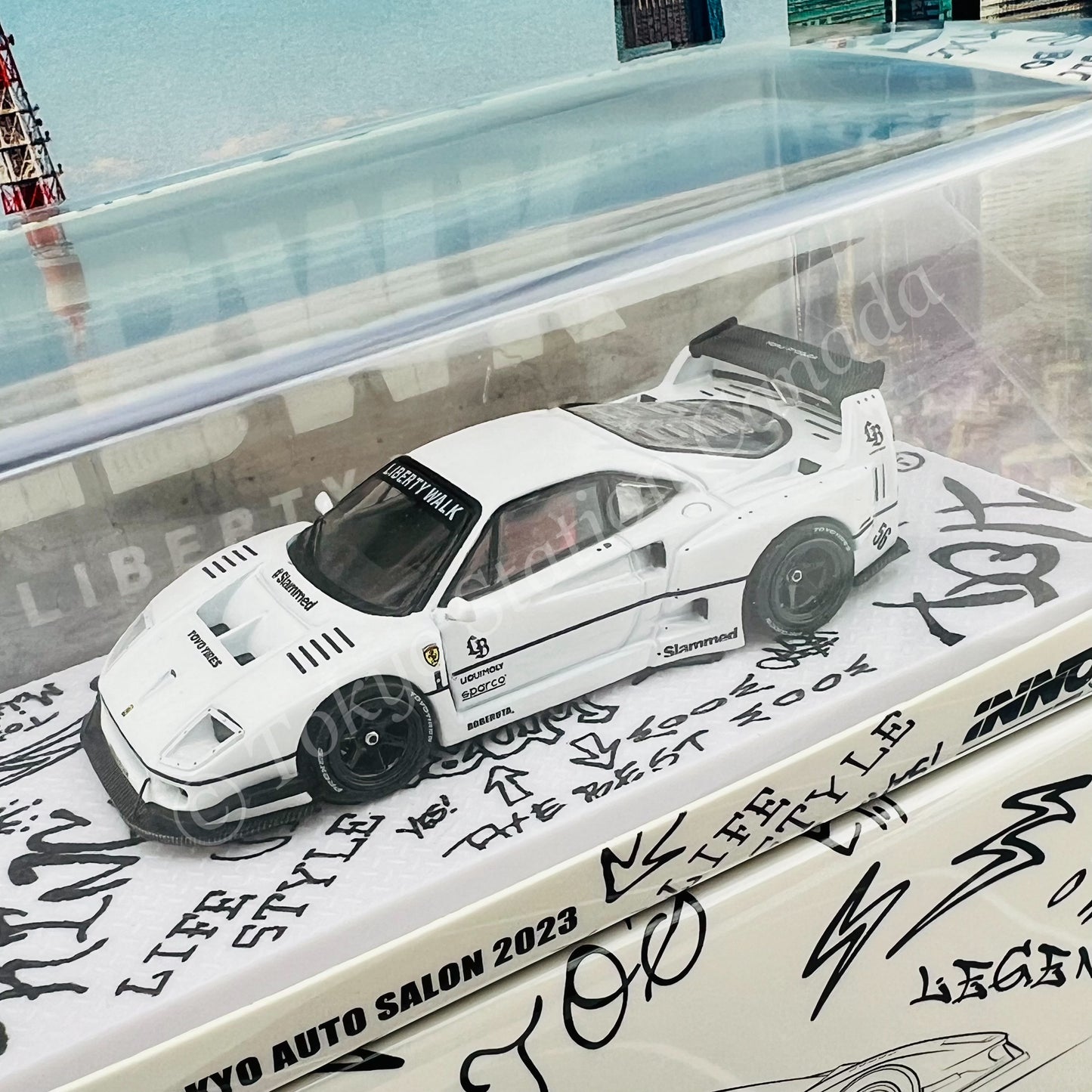 INNO64 1/64 LBWK F40 Tokyo Auto Salon 2023 (Special Version)