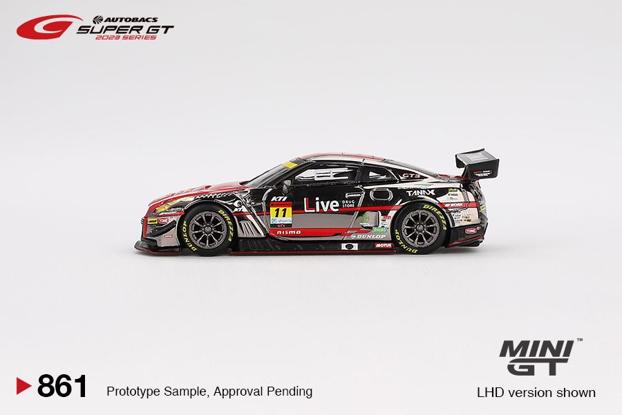 MINI GT 1/64 Nissan GT-R NISMO GT3 #11 "GAINER TANAX GT-R" GAINER 2023 SUPER GT SERIES MGT00861-BL