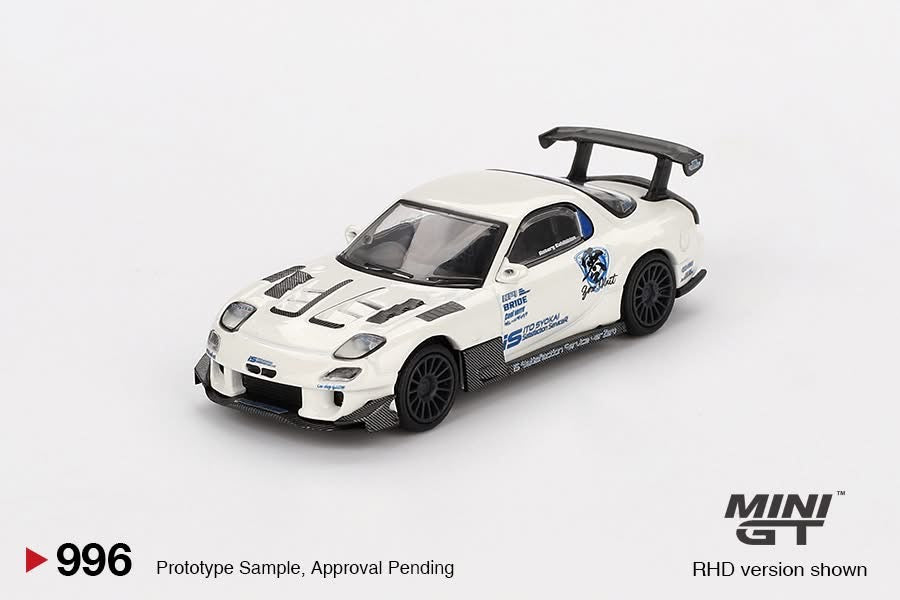 No369ミニカー1/18箱ありMAZDA RX-7 FD3S RE 雨宮 MAZDA RX-7 (FD3S) RE-AMEMIYA WIDEBODY METALLIC BLUE