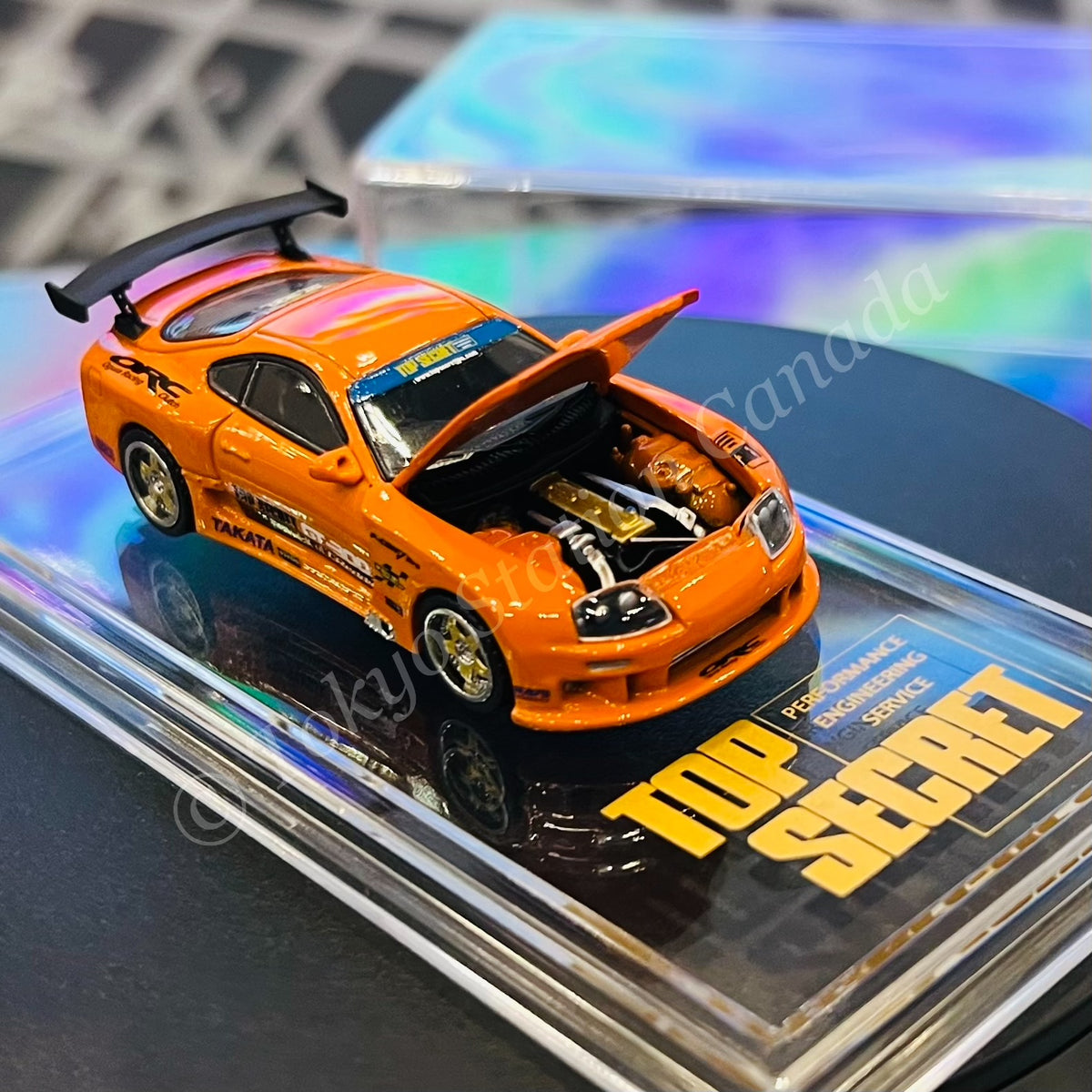 BM Creations 1/64 Toyota Supra x Top Secret - Australian Exclusive Chameleon Purple 64B0432