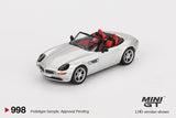 PREORDER MINI GT 1/64 BMW Z8 Silver MGT00998-BL (Approx. Release Date : Q3 2025 subject to manufacturer's final decision)