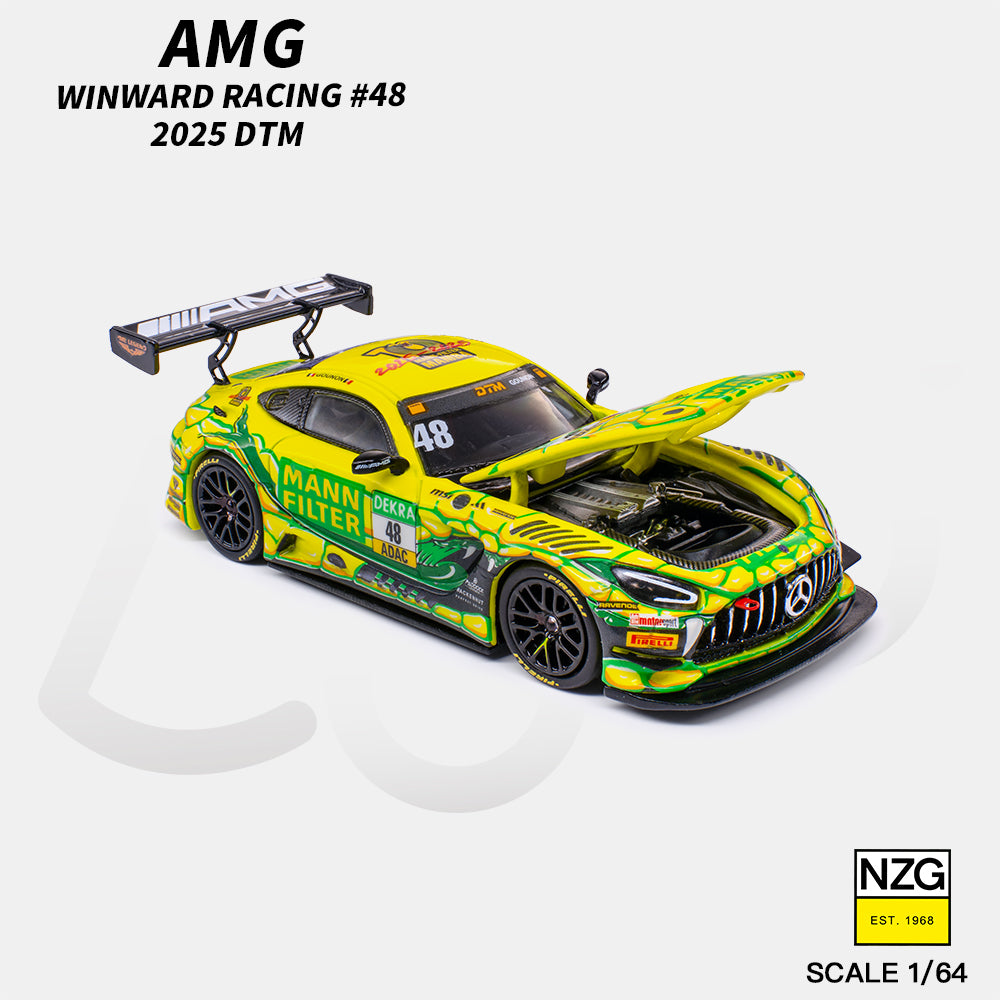 PREODER KILO 1/64 AMG GT3 EVO 2025 DTM WINWARD RACING #48 114600010 (Approx. Release Date: Q4 2026 and subject to the manufacturer's final decision)
