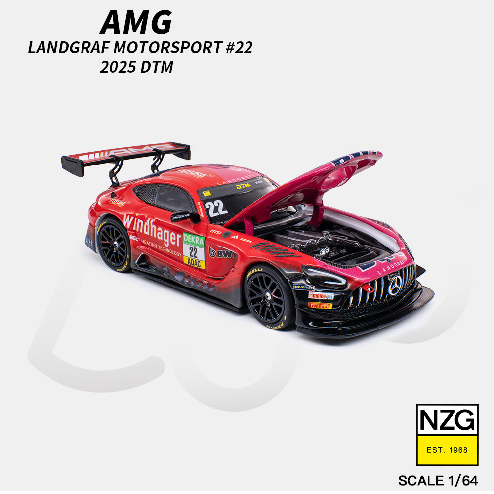 PREODER KILO 1/64 AMG GT3 EVO 2025 DTM LANDGRAF MOTORSPORT #22 114600011 (Approx. Release Date: Q4 2026 and subject to the manufacturer's final decision)