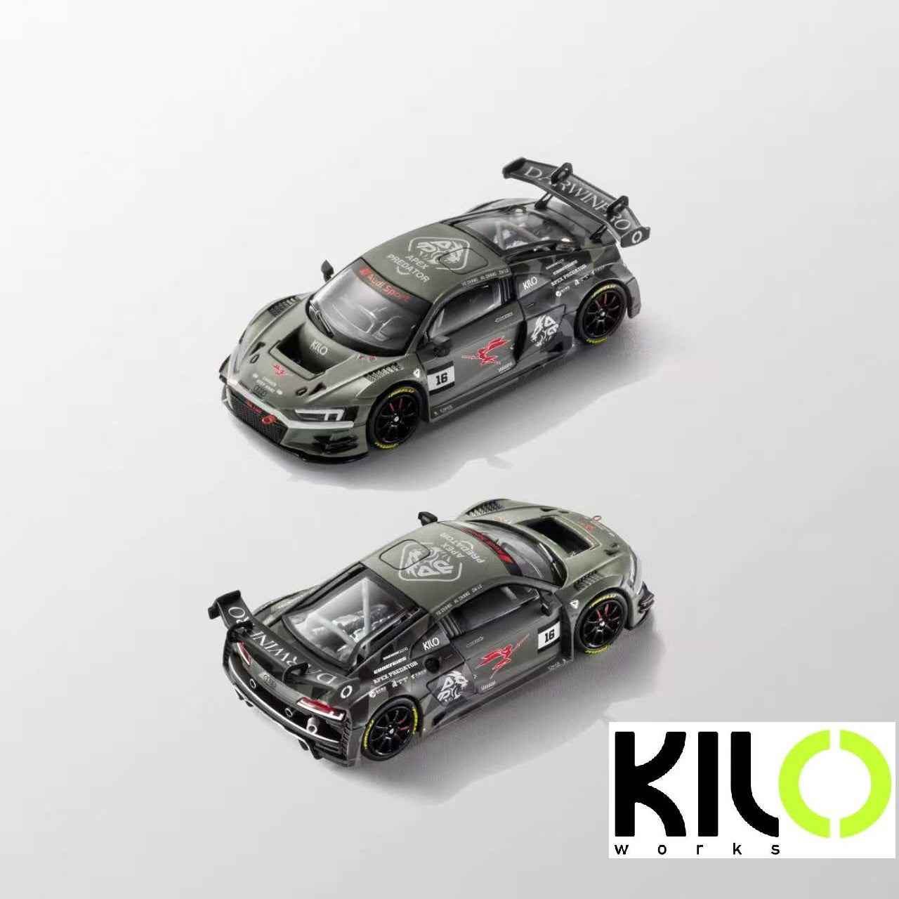 PREODER KILO WORKS x DarwinPRO 1/64 AUDI R8 LMS GT3 EVO II KLW0036-22(Approx. Release Date: Q3 2026 and subject to the manufacturer's final decision)