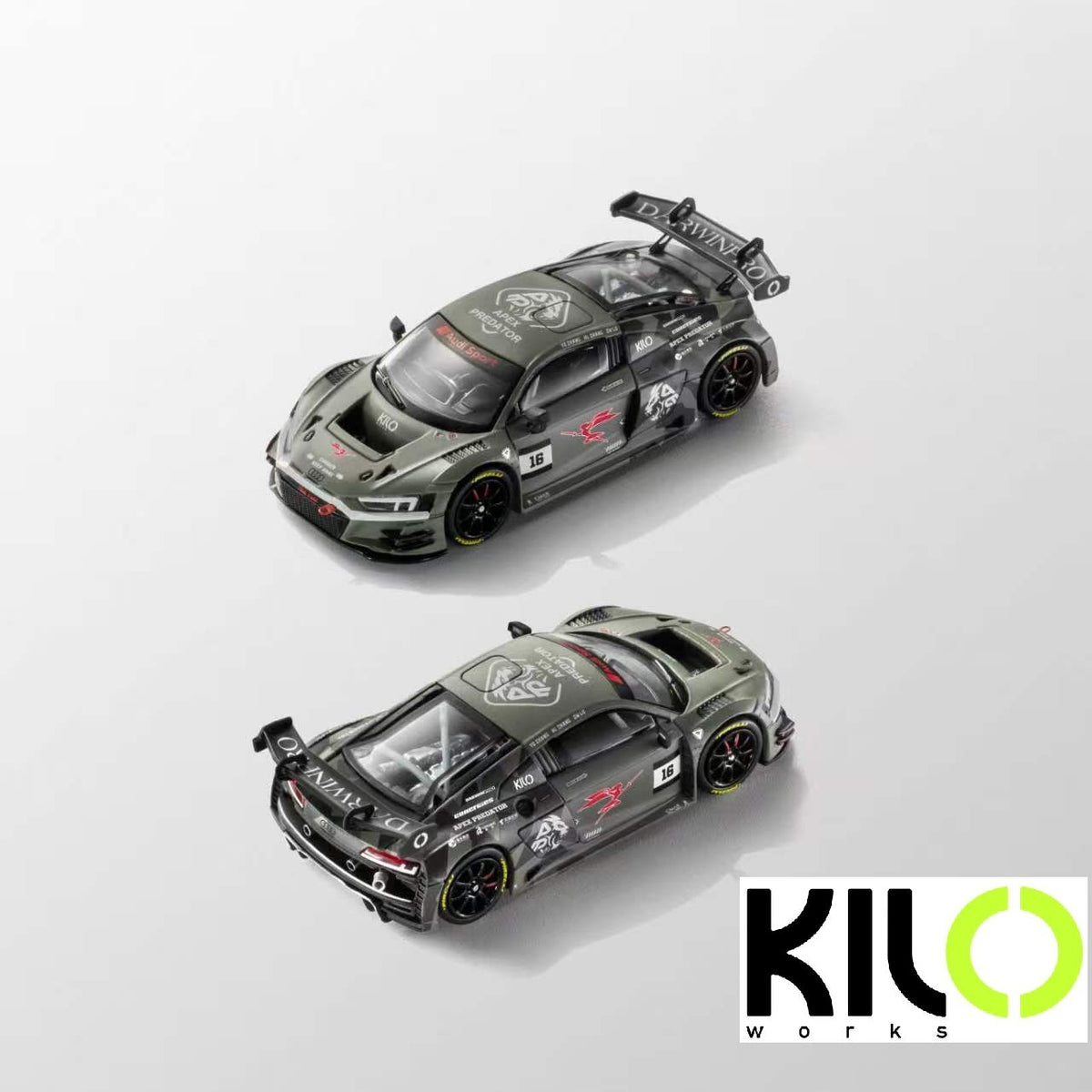 PREODER KILO WORKS x DarwinPRO 1/64 AUDI R8 LMS GT3 EVO II KLW0036