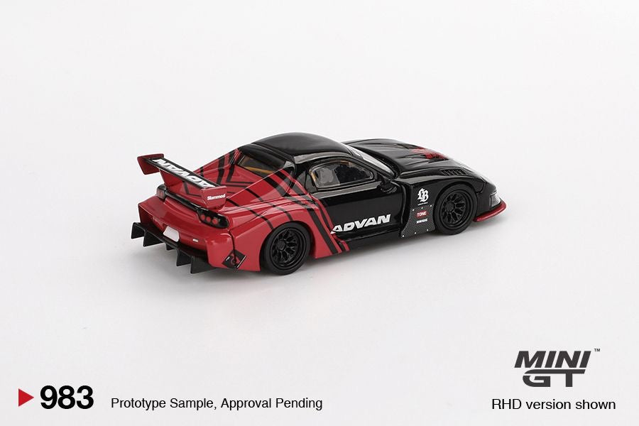 MINI GT MAZDA RX-7 　LBWK チェイス PREORDER MINI GT 1/64 Mazda RX-7 LB-Super Silhouette Advan