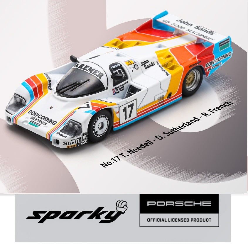 SPARKY 1/64 Porsche 956 No.17 Le Mans 24H 1984 T. Needell - D. Sutherland - R. French Y320