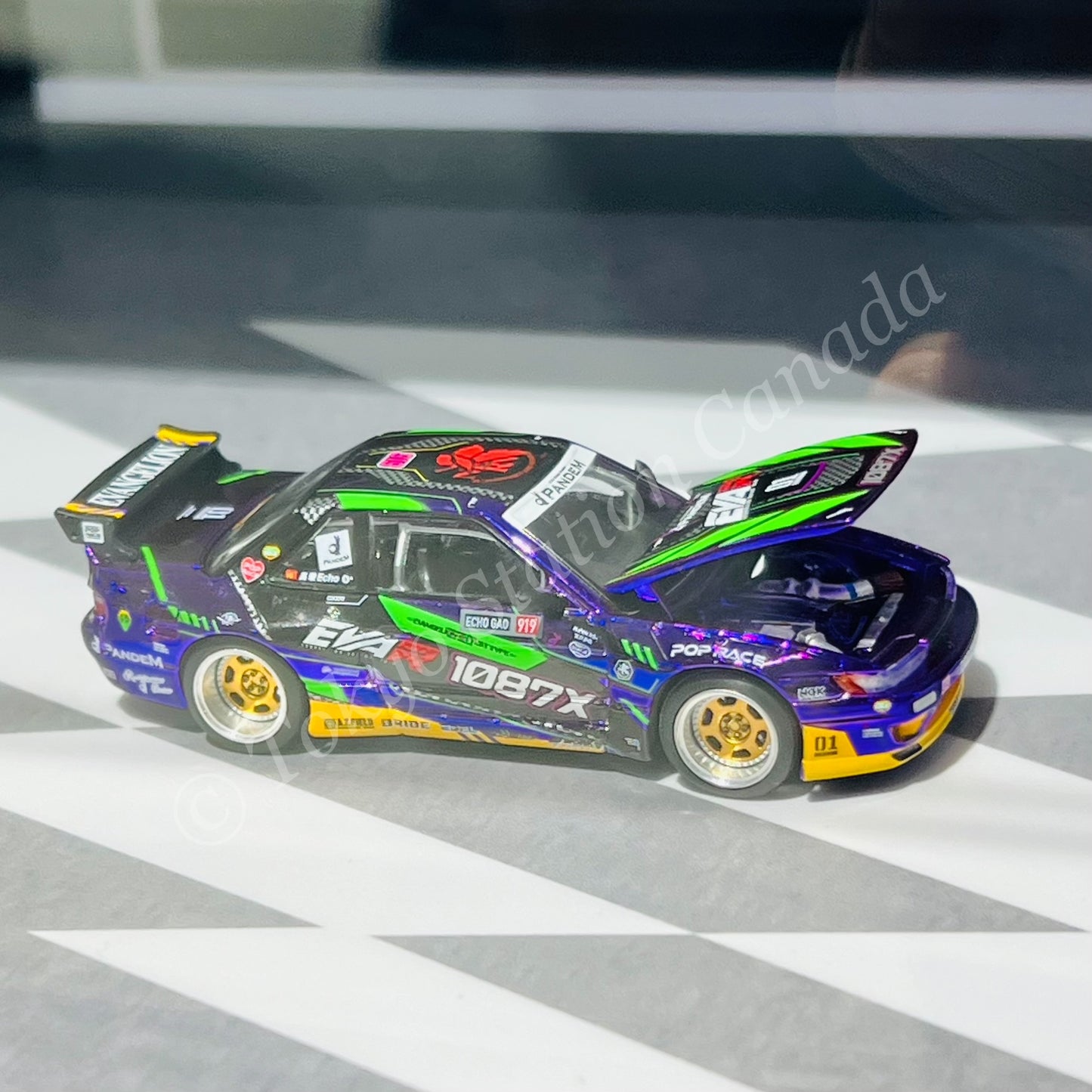 POPRACE 1/64 EVA RT TEST TYPE-01 1087X PANDEM S13 APA XPO 2025 Exclusive Model S43-APAXPO2025
