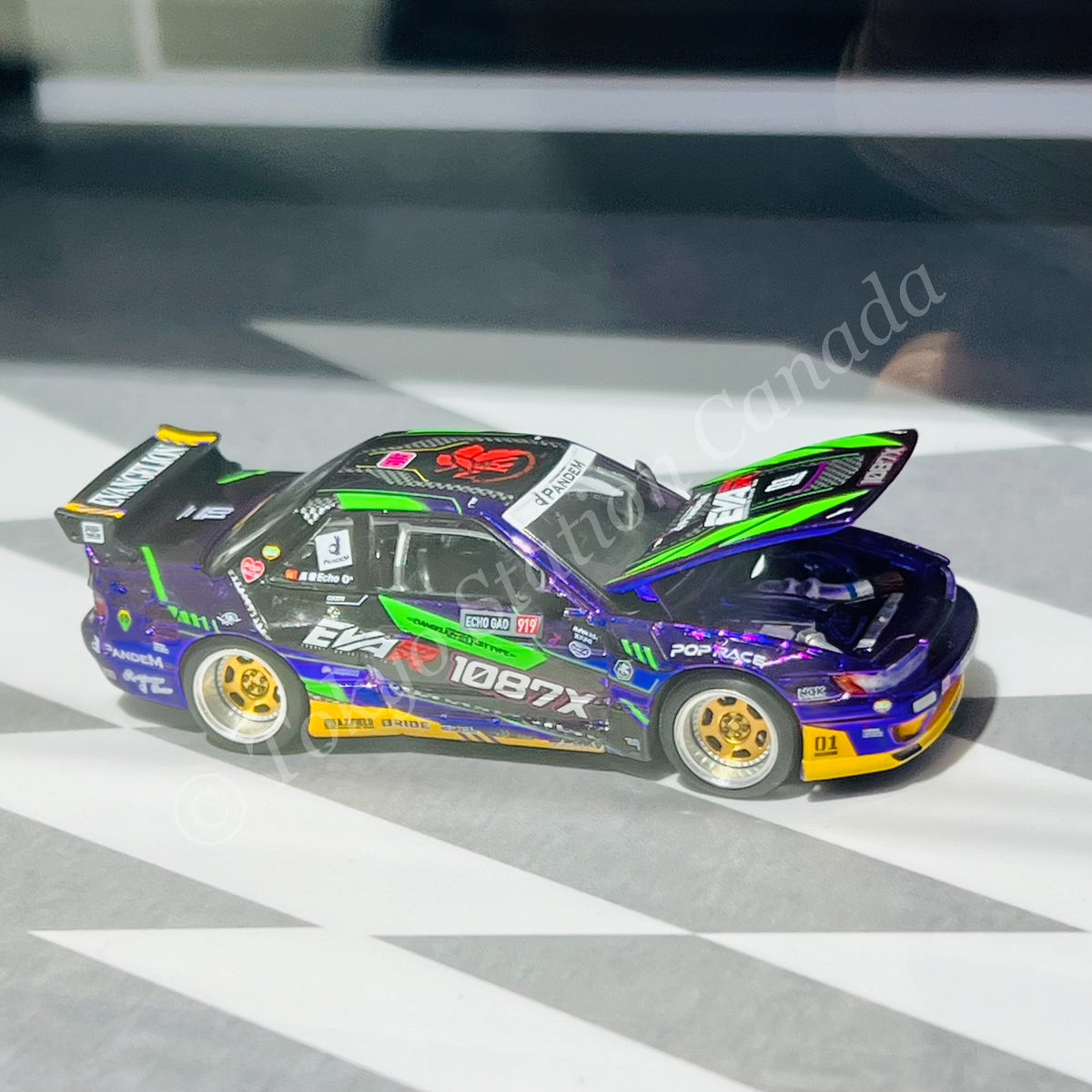 1/64 EVA RT POP RACE × 1087X PANDEM S13 Hobby Expo 2025 Exclusive! Pop Race 1087X Pandem S13