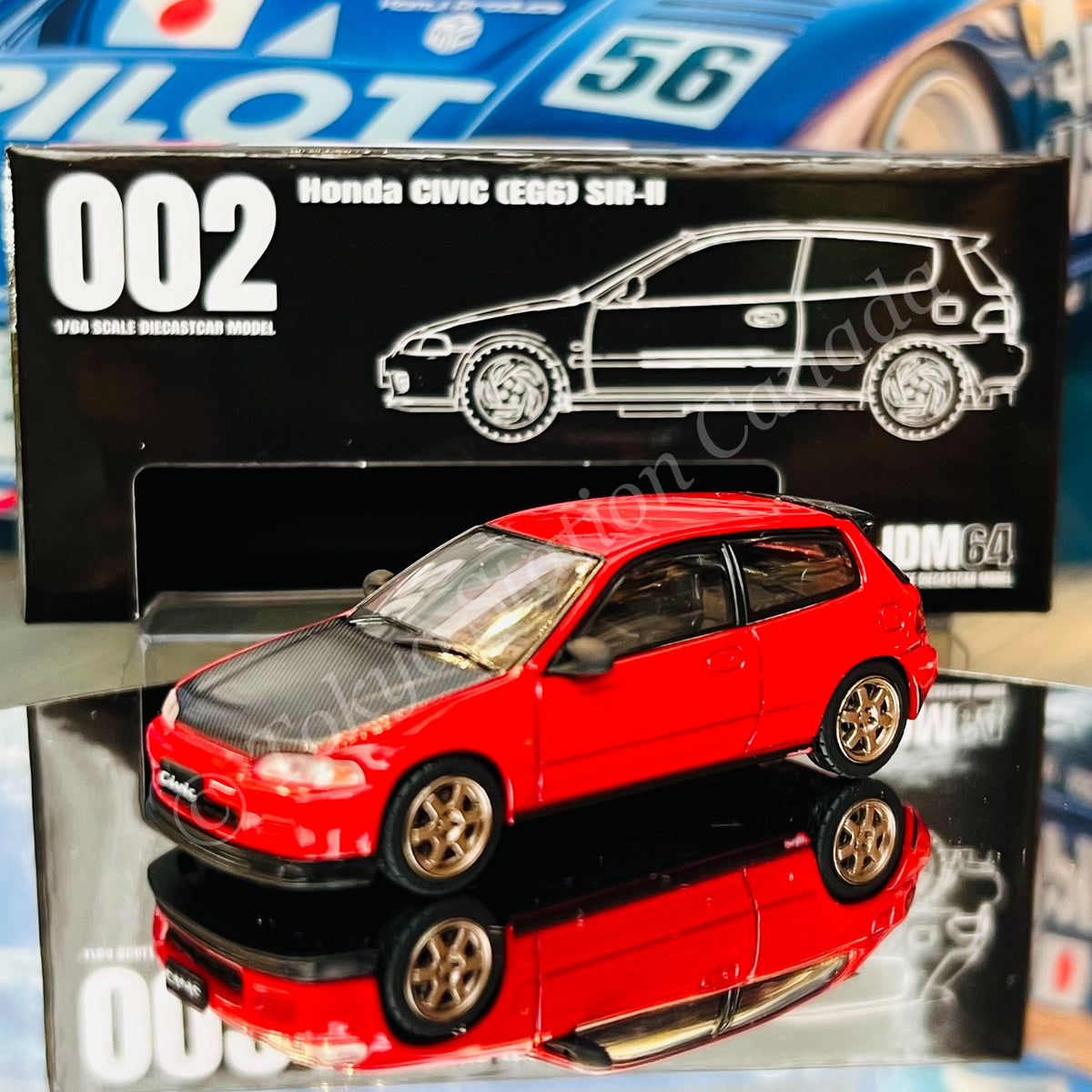 JDM64 by HOBBY JAPAN 1/64 Honda CIVIC (EG6) SIR-Ⅱ JDM STYLE