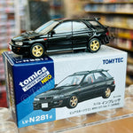 TOMYTEC TLVN 1/64 Subaru Impreza Pure Sports Wagon WRX STi Ver.V (Black) 1998 LV-N281d