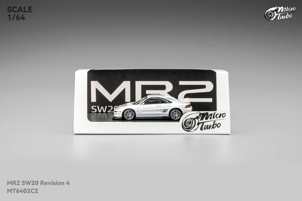Micro Turbo 1/64 Custom MR-2 SW20 Revision 4 Ver.2 - White MT6402C2