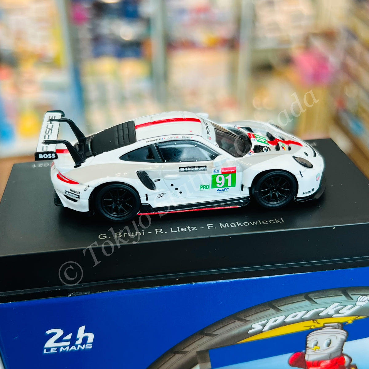 2021 Porsche Team 911 RSR-19 n°91 LMGTE pro Le Mans Y271 Spark Model Sparky 2021 Porsche Team 911 RSR-19 n°91 LMGTE pro Le Mans Y271 Spark Model Sparky