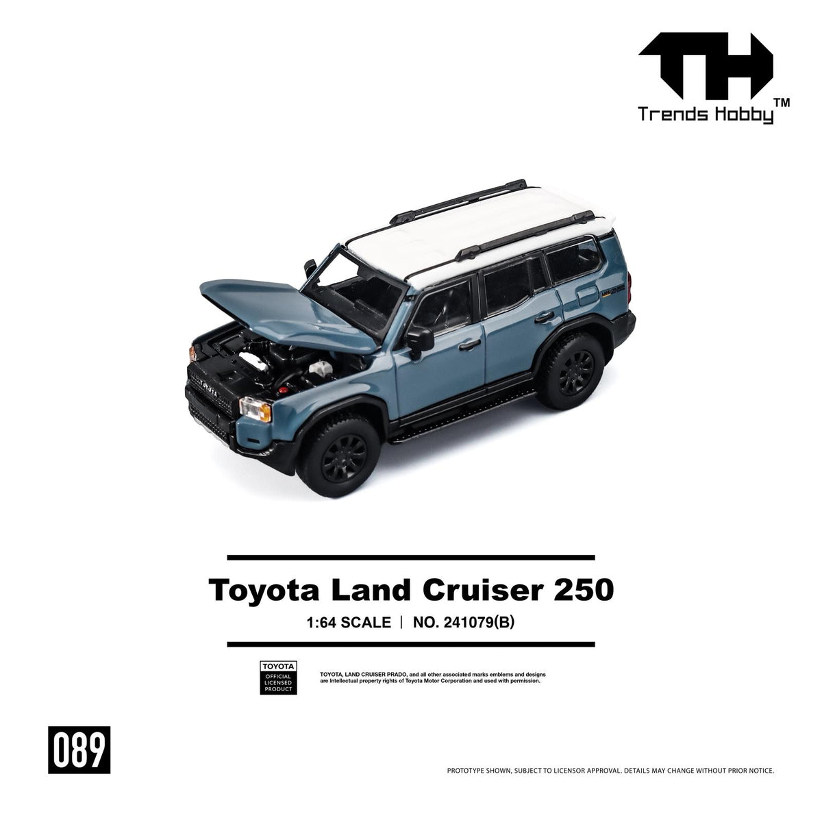 PREORDER Trends Hobby 1/64 Toyota Land Cruiser 250 - BLUE