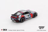 PREORDER MINI GT 1/64 Porsche 911 Dakar Ice Grey Metallic "Rally 1974" MGT00964-L (Approx. Release Date : Q2 2025 subject to manufacturer's final decision)