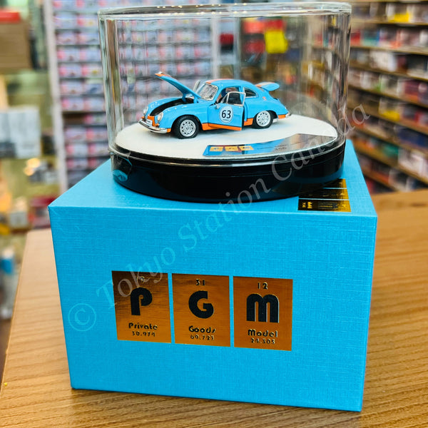 PGM 1/64 Porsche 356 GULF (Fully Opened with Delux Round Display)