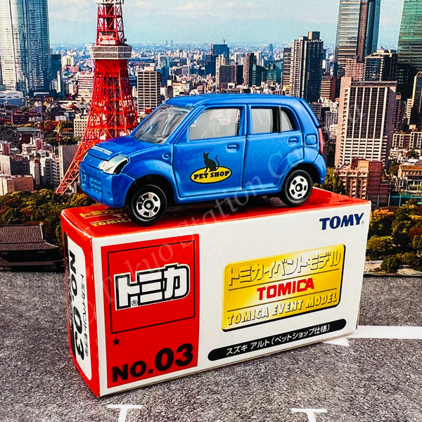 TOMICA EVENT MODEL NO. 03 Suzuki Alto PET SHOP (4904810739371)