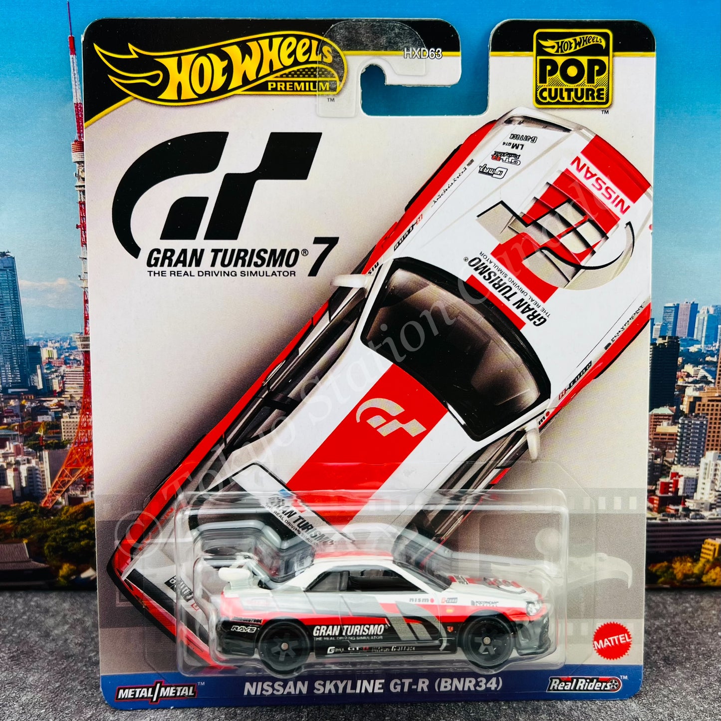 HOT WHEELS POP CULTURE GRAN TURISMO 7 Nissan Skyline GT-R (BNR34) HKC28