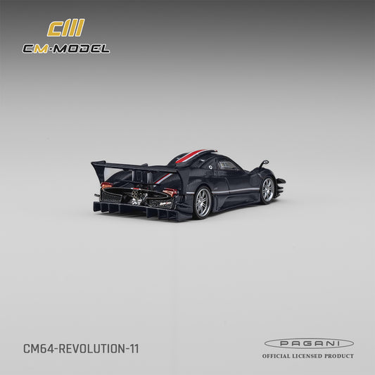 PREORDER CM MODEL 1/64 Pagani Zonda Revlucion Navy Carbon Fiber CM64-REVOLUTION-11 (Approx. Release Date : Q4 2026 subject to manufacturer's final decision)