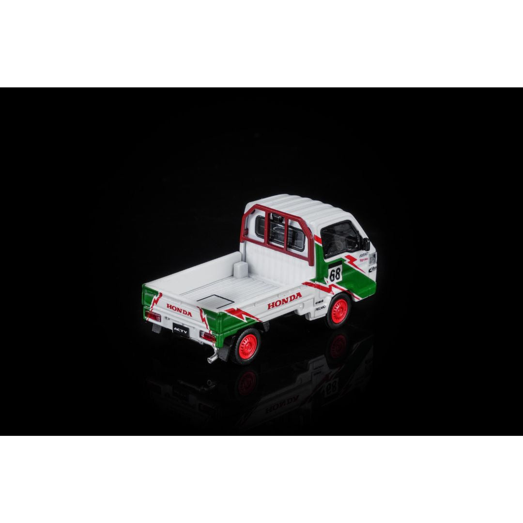 PREORDER MOTORHELIX 1/64 Honda ACTY 4WD Customized Green & White Livery M65622 (Approx. Release Date: Q4 2026 and subject to the manufacturer's final decision)
