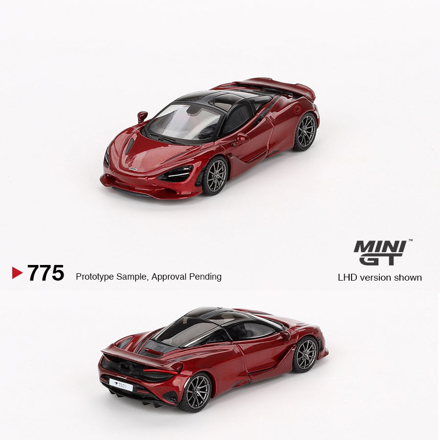 PREORDER MINI GT 1/64 McLaren 750S Amaranth Red LHD MGT00775-L