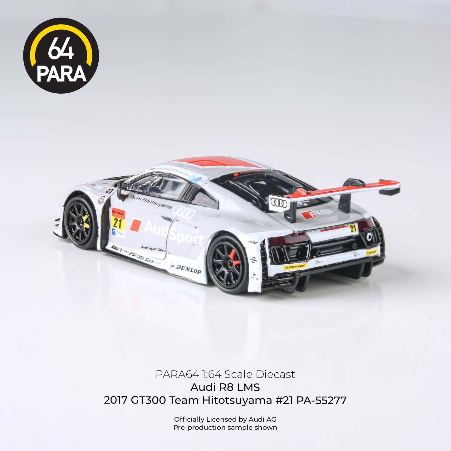 PARA64 1/64 Audi R8 LMS 2017 GT300 Team Hitotsuyama #21 PA-55277