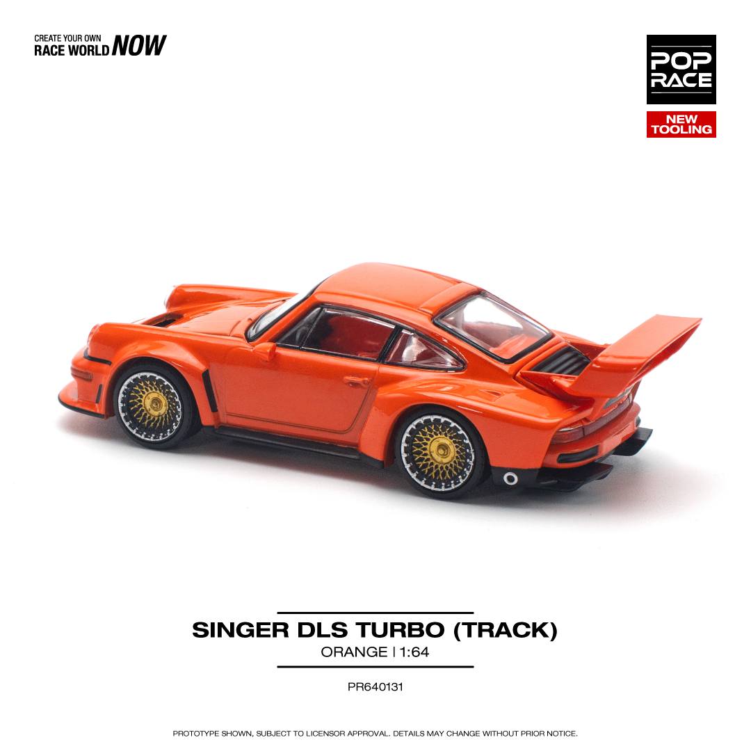 POPRACE 1/64 SINGER DLS TURBO (TRACK) ORANGE PR640131