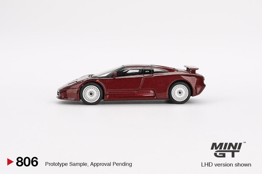 MINI GT 1/64 Bugatti EB110 GT Dark Red Metallic MGT00806-L