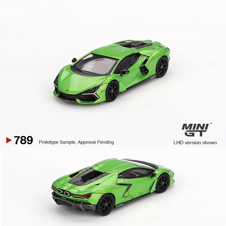 MINI GT 1/64 Lamborghini Revuelto Verde Selvans MGT00789-L – Tokyo