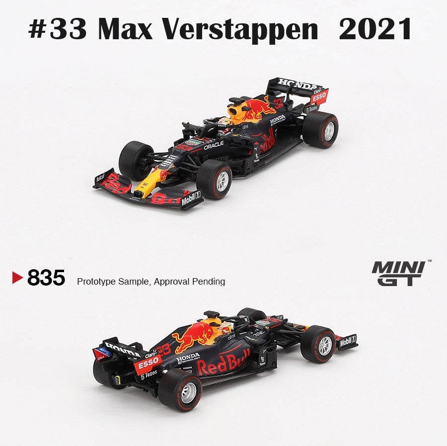 MINI GT 1/64 Red Bull RB16B #33 Max Verstappen 2021 Abu Dhabi Grand Prix Winner MGT00835-L
