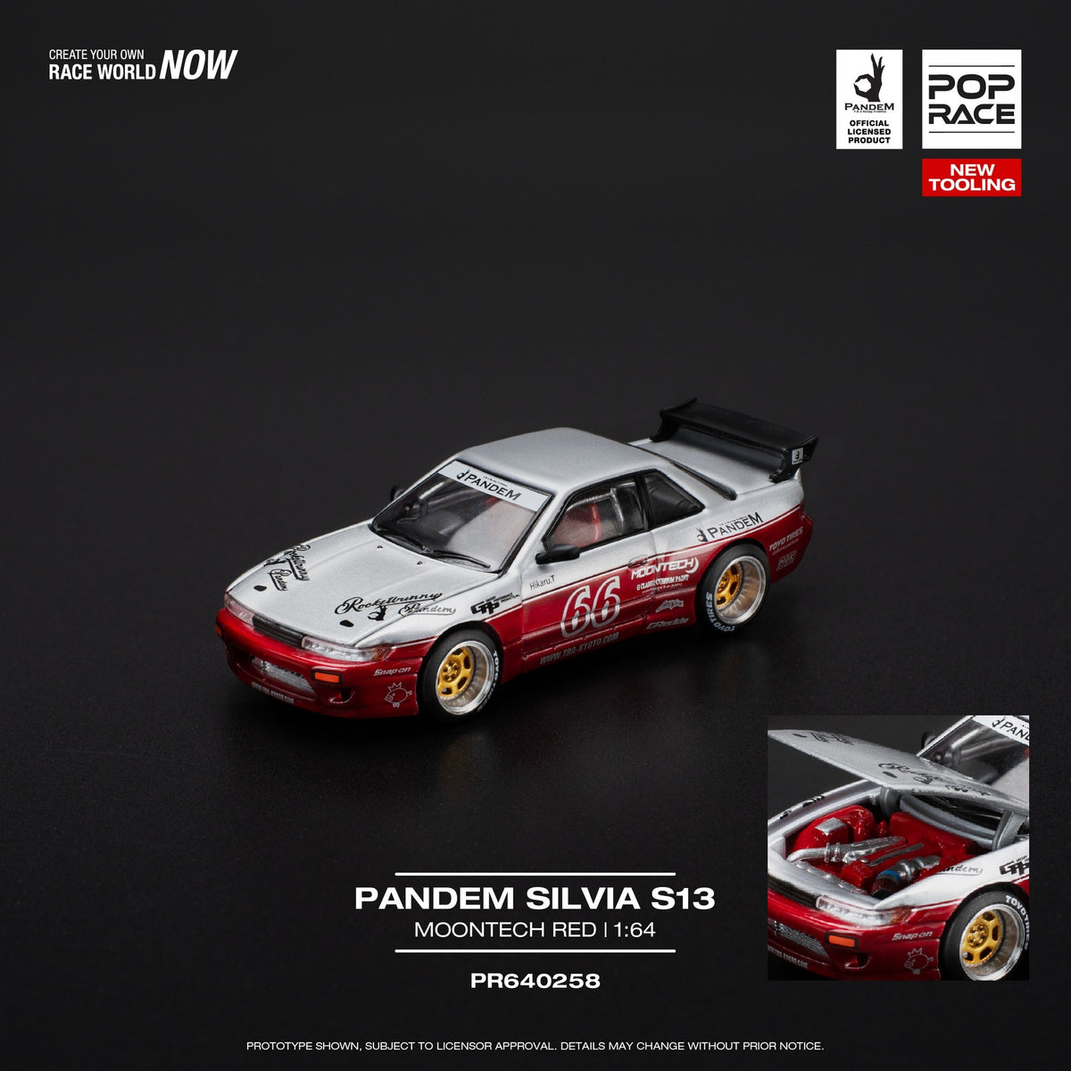 インドネシア限定PANDEM S13 1/64 POP RACE インドネシア限定PANDEM S13 1/64 POP RACE PreSale Xcartoys
