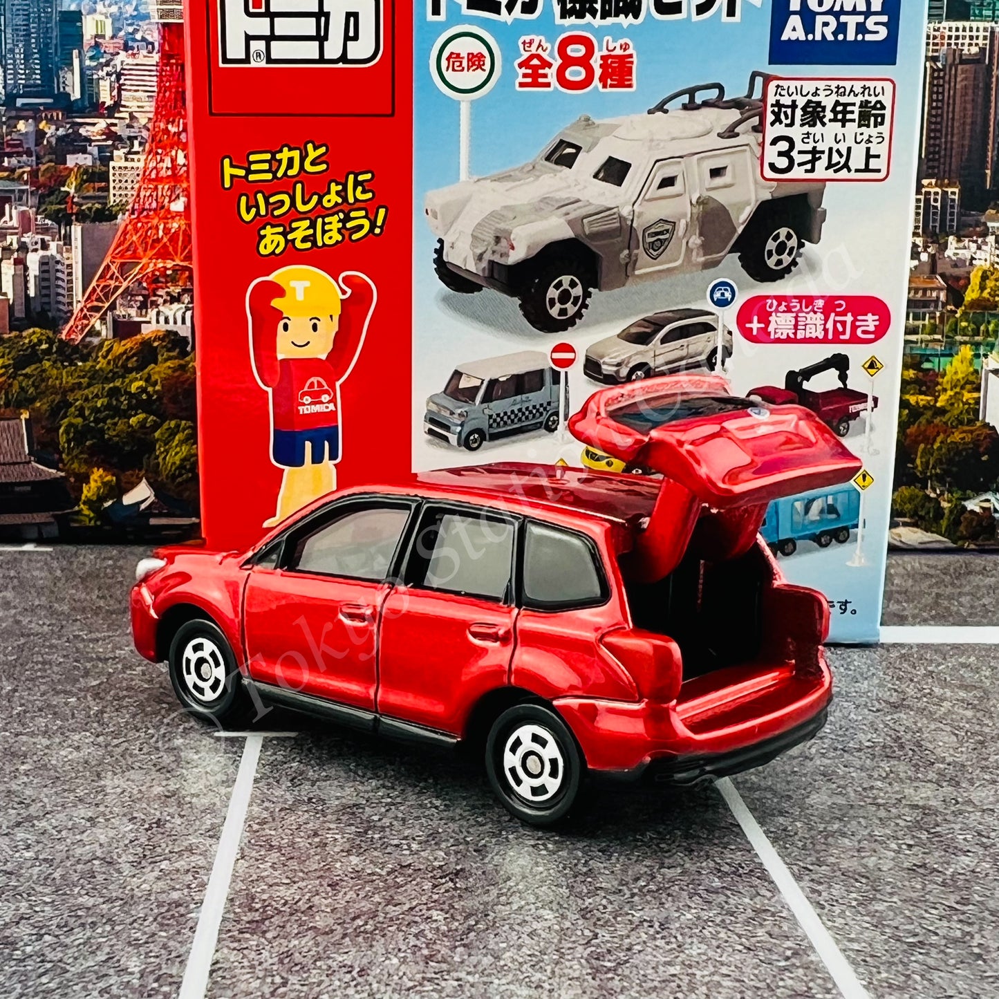 TAKARA TOMY A.R.T.S TOMICA Sign Set Vol. 7 Subaru Forester #3