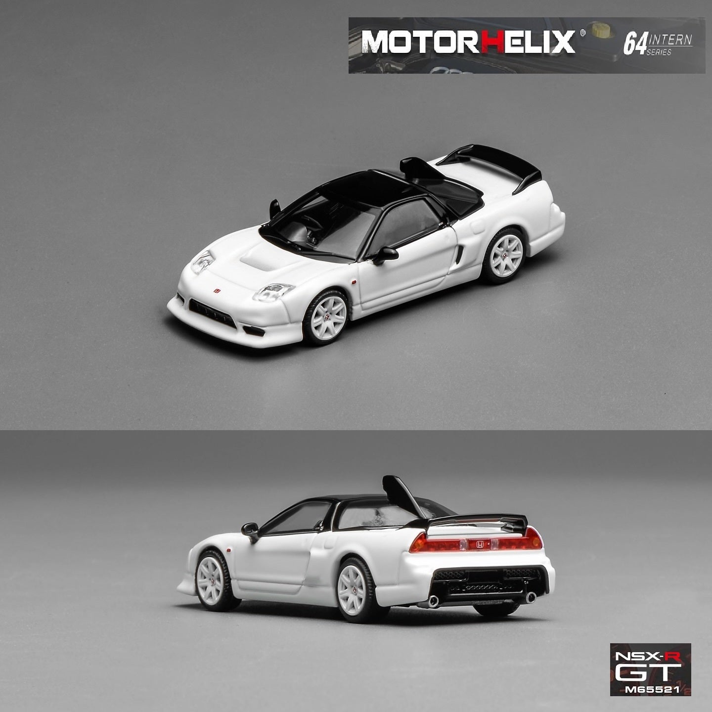 Motorhelix Intern Series 1/64 Honda NSX-R (GT) Champion White M65521