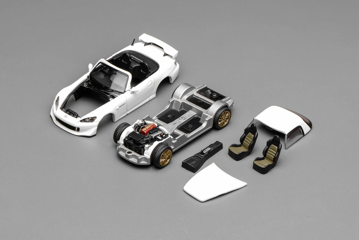 ゆう one model製S2000 1/64 モデル 白　新品未開封品 新品 Micro Turbo 1/64 S2000 Race Car Metallic White, Boost