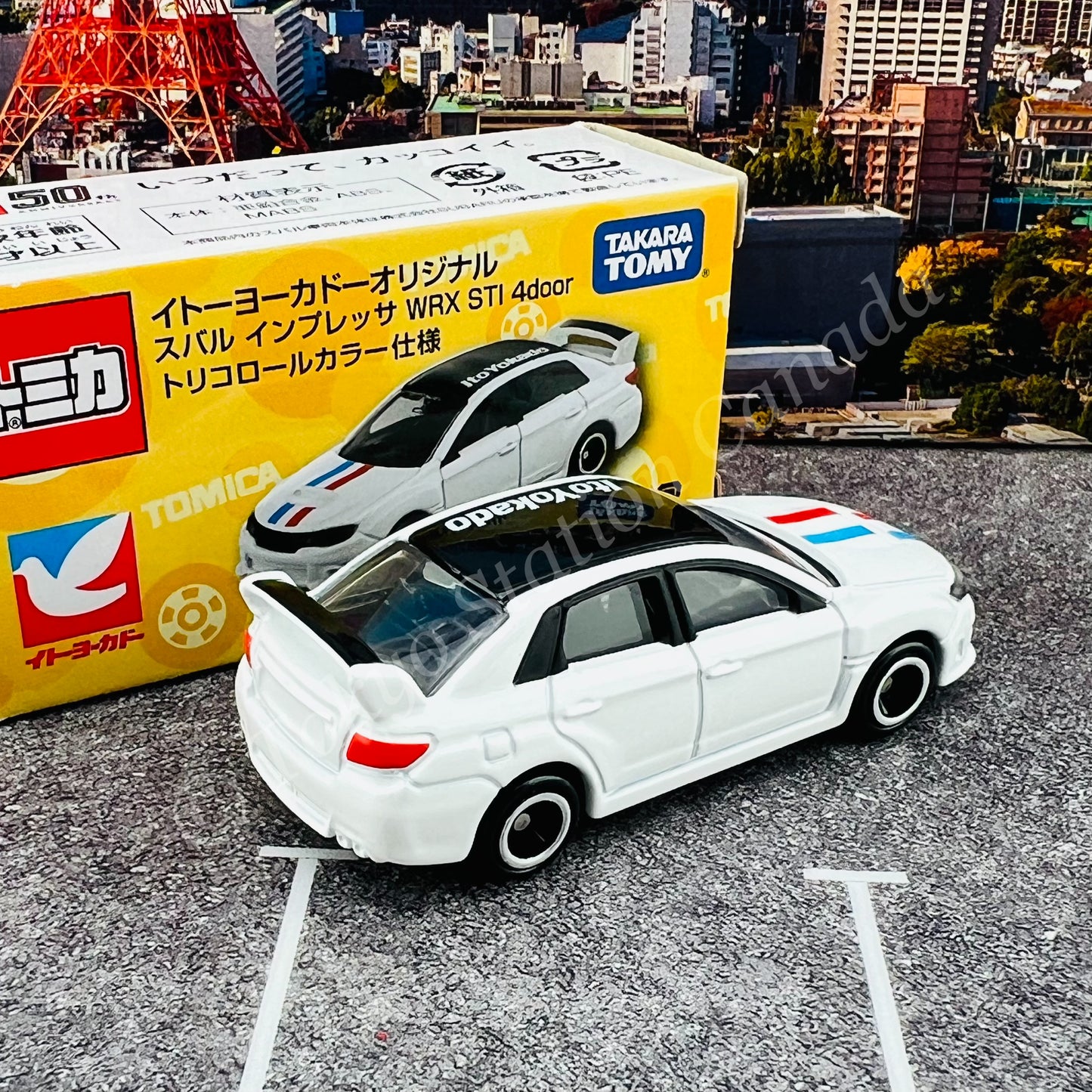 TOMICA Ito-Yokado Original Subaru Impreza WRX STi 4door Tricolor Specification