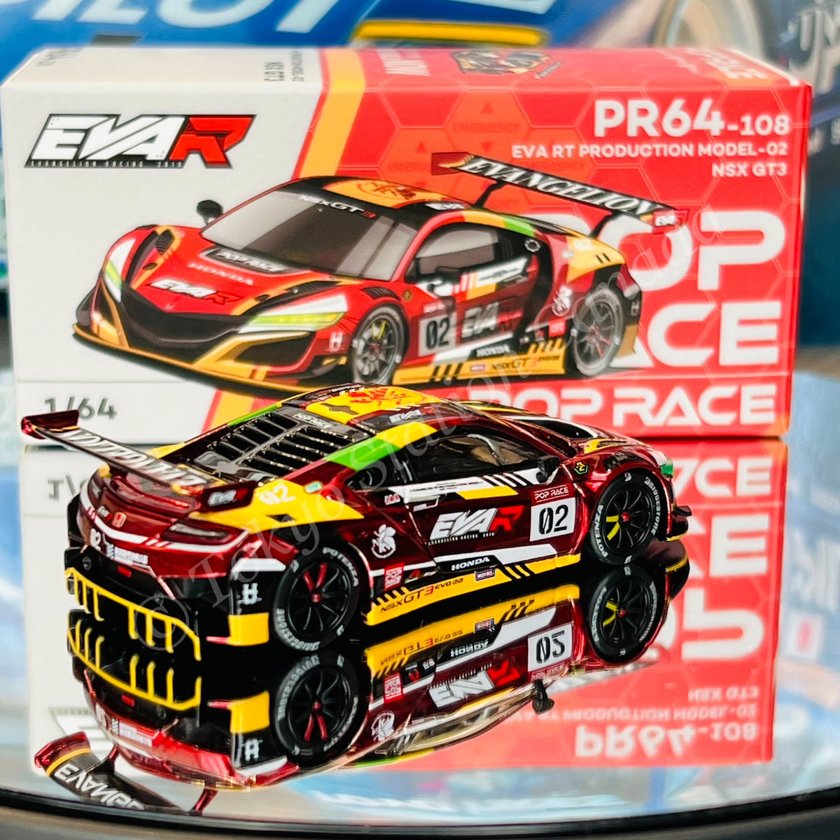 POPRACE 1/64 Honda NSX GT3 Evo22 - EVA RT Production Model-02