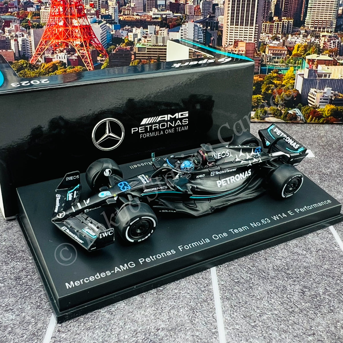Spark S8913 MERCEDES AMG Petronas F1 W14 GP Espagne 2023 Schumacher 1/43 Spark S8913 MERCEDES AMG Petronas F1 W14 GP Espagne 2023 Schumacher 1/43