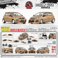 BM Creations 1/64 Toyota 1998 Echo / Vitz 5 doors Golden LHD 64B0370