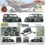 BM Creations 1/64 Toyota 2000 bB - Matte Green + P40 Tiger Pattern RHD Limited Edition 64B0382