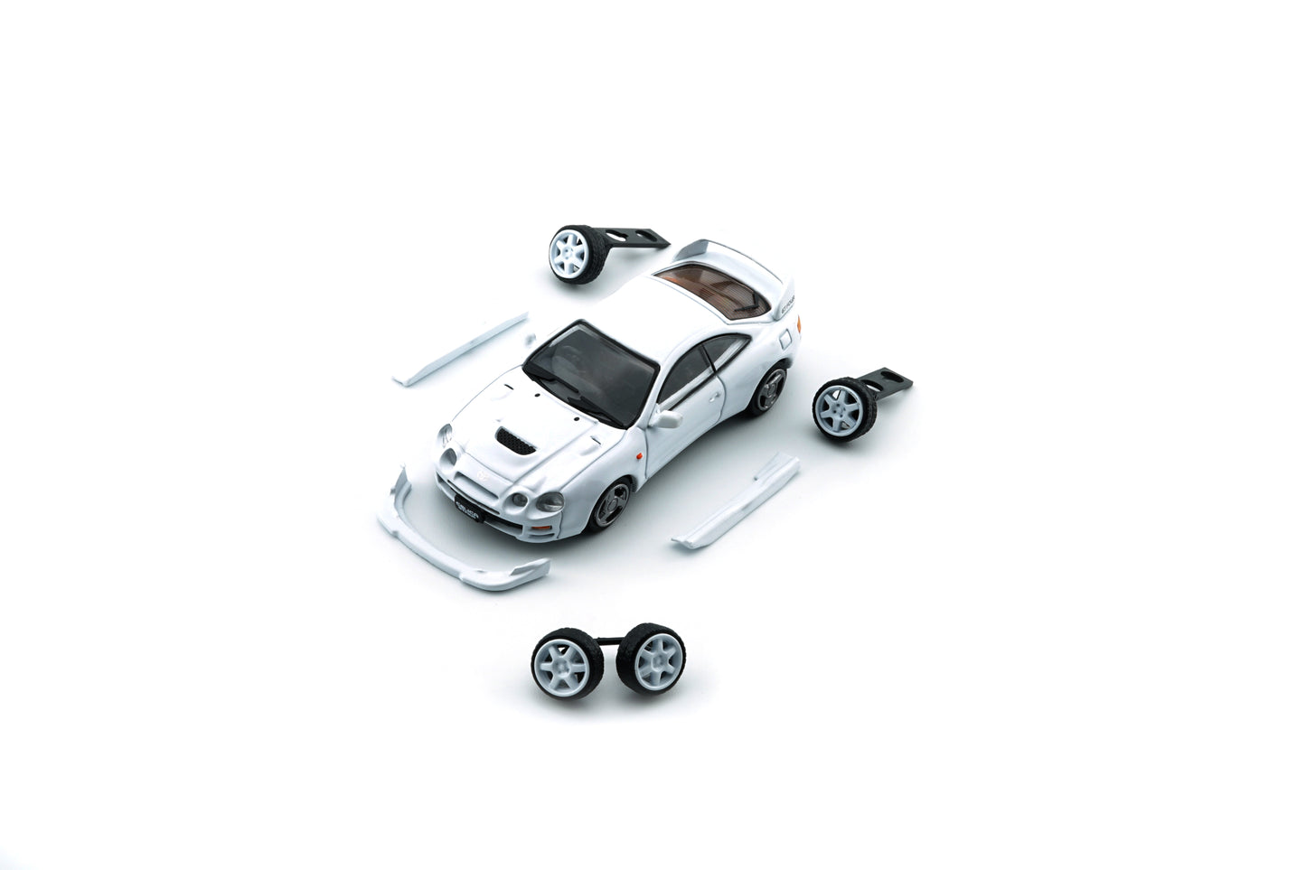 BM Creations 1/64 Toyota Celica GT Four -White (LHD) 64B0420 (Paper Box)