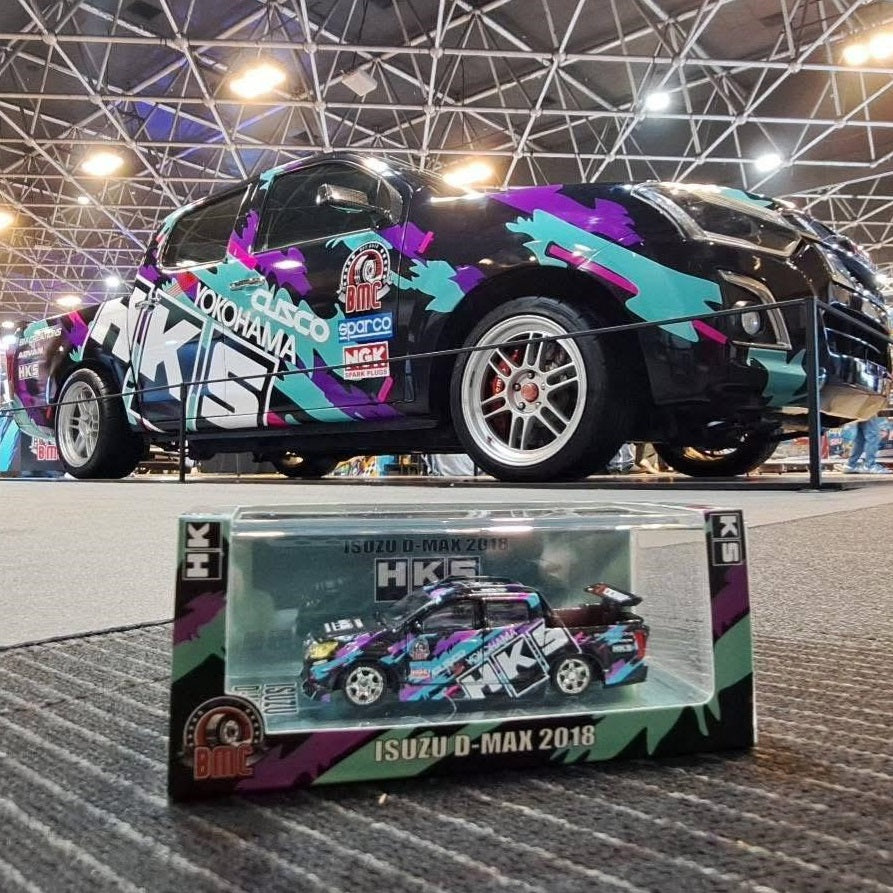 本A-9 5 ③ BM Creations 1/64 Isuzu D-Max 2018 -Low Rider HKS (RHD