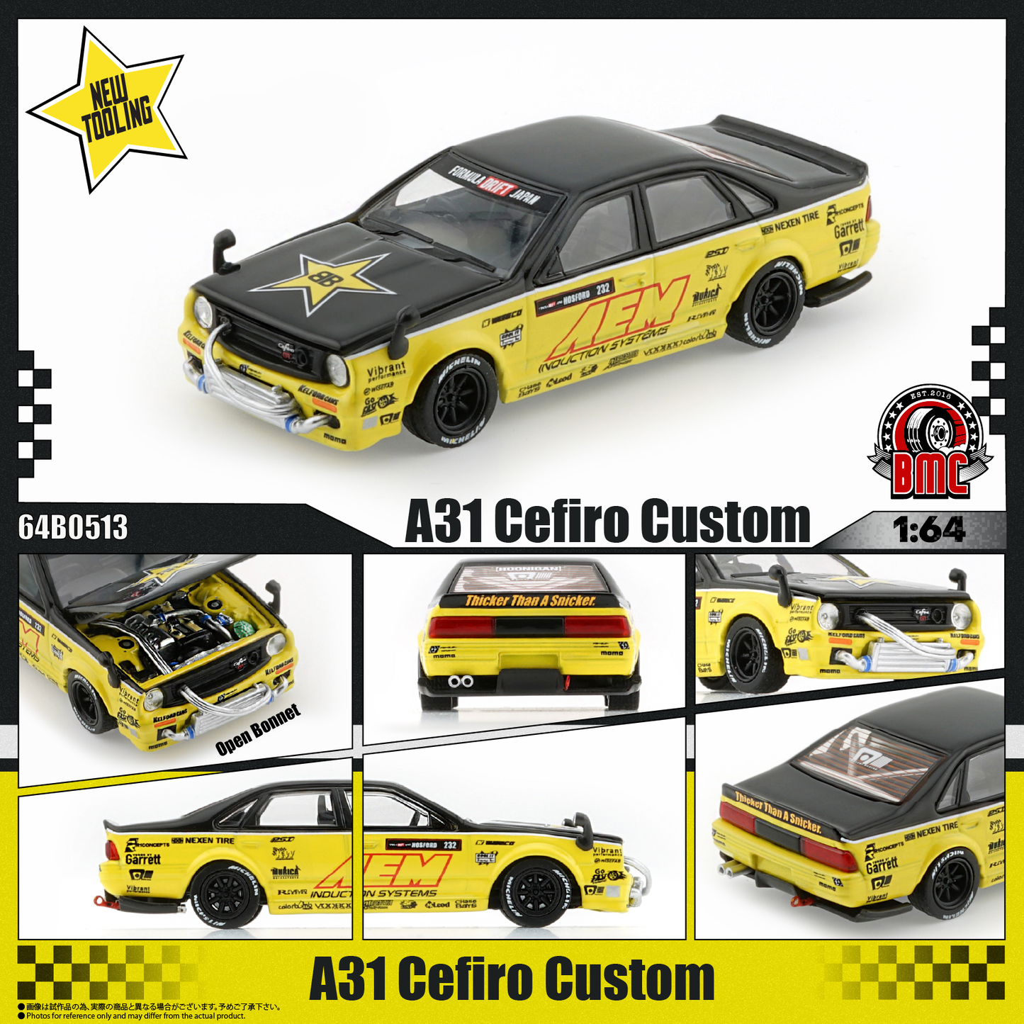 PREORDER BM Creations 1/64 A31 Cefiro - Custom - AEM RR 64B0513 (Approx. release in Q3 2026 and subject to the manufacturer's final decision)