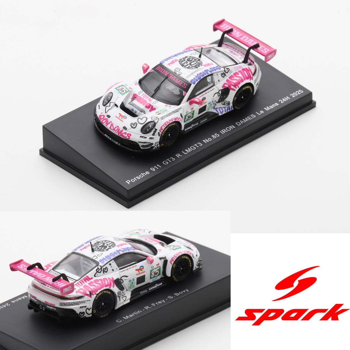 Lamborghini Huracan GT3 EVO2 n° 85 Iron Dames 5. 24h Le Mans 2024 1/18 Lamborghini Huracan GT3 EVO2 n° 85 Iron Dames 5. 24h Le Mans 2024 1/18