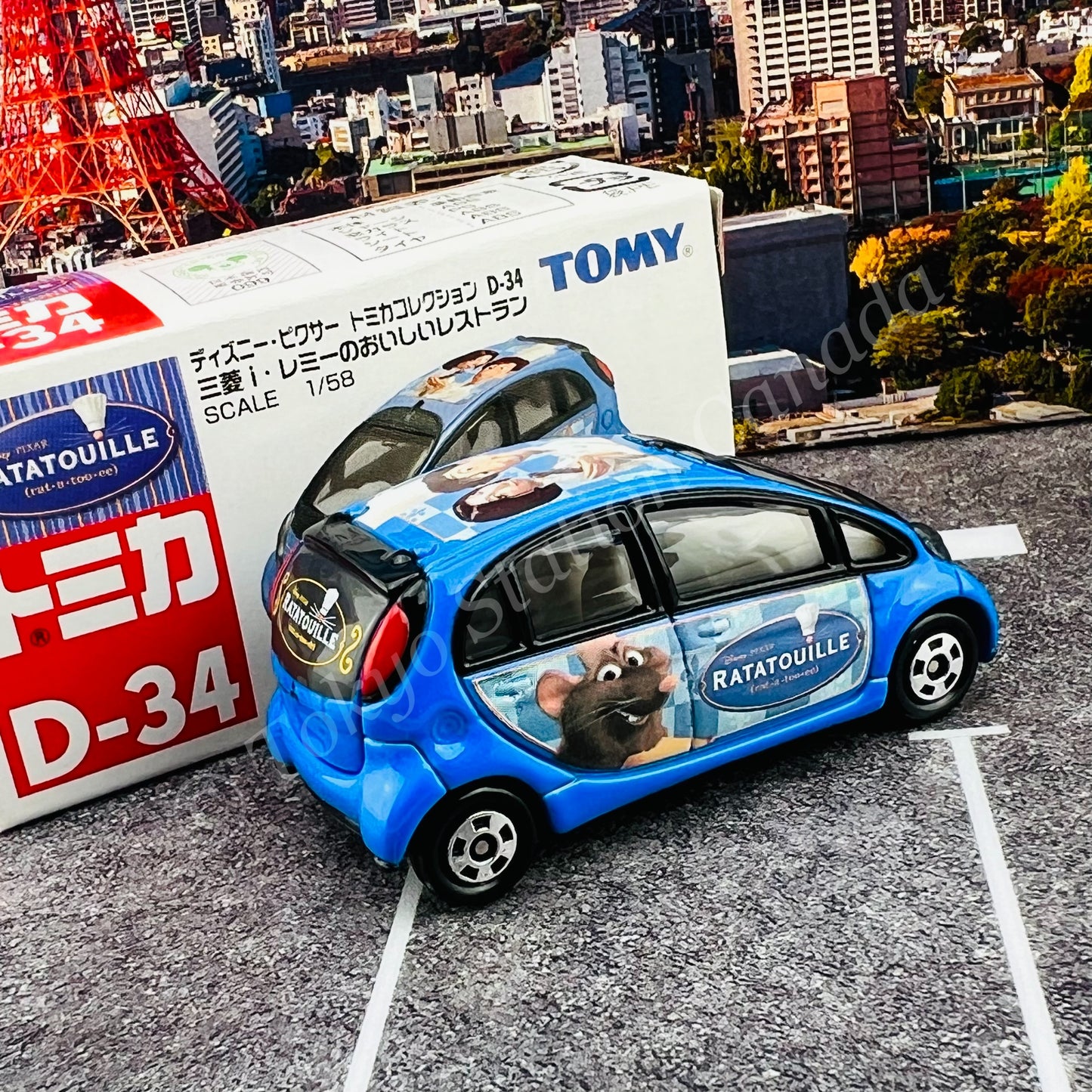 TOMICA Disney Mitsubishi i Ratatouille D-34
