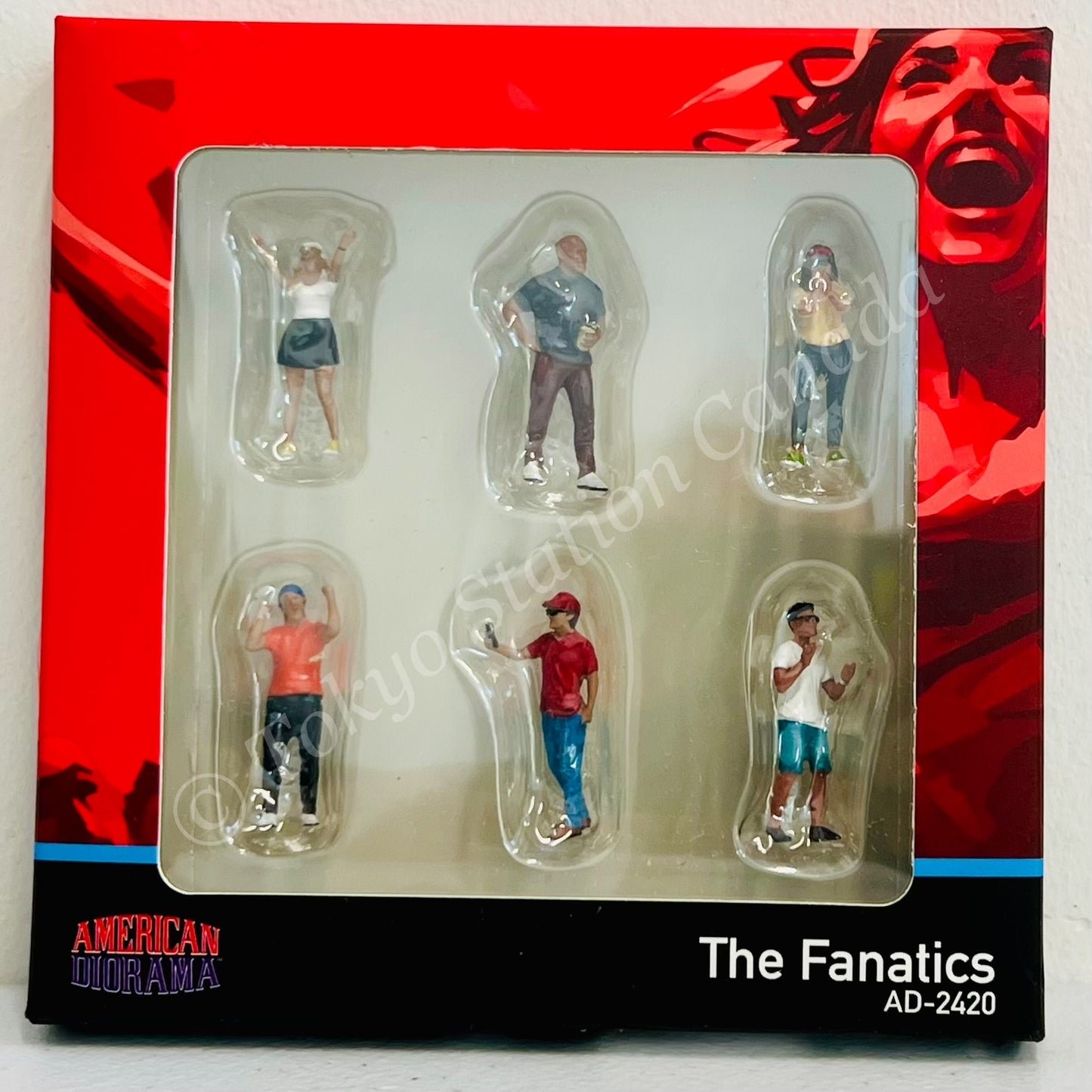 AMERICAN DIORAMA 1/64 Figure Set - The Fanatics AD-2420