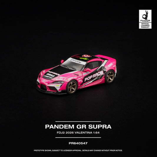 PREORDER POPRACE 1/64 PANDEM GR SUPRA FDJ2 VALENTINA PIAZ PR640547 (Approx. Release Date: Q2 2027 and subject to the manufacturer's final decision)