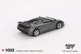 PREORDER MINI GT 1/64 Bugatti EB110 Super Sport Grigio Scuro MGT01002-BL (Approx. Release Date : Q3 2025 subject to manufacturer's final decision)
