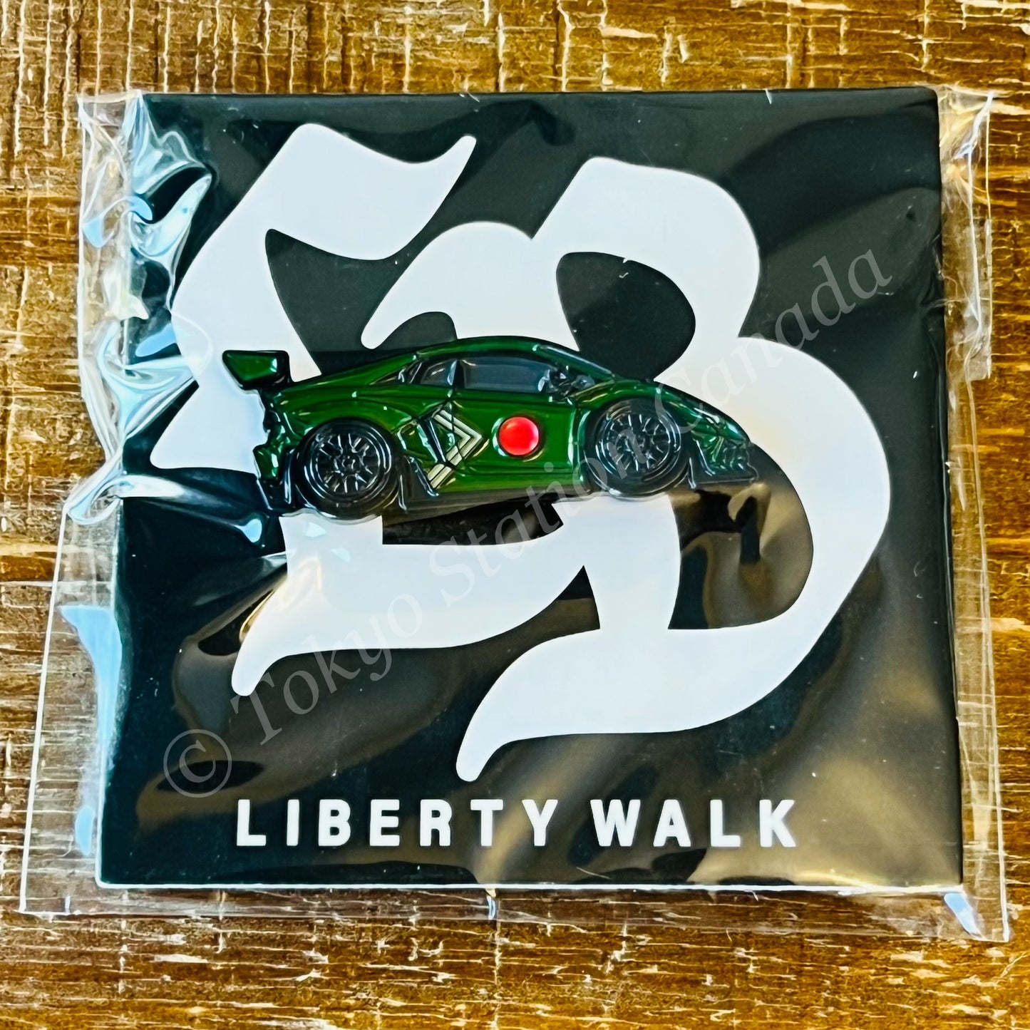 LIBERTY WALK JAPAN x Leen Customs Pin Badge - Aventador EVO ZERO Fighter CB3-EVOZE