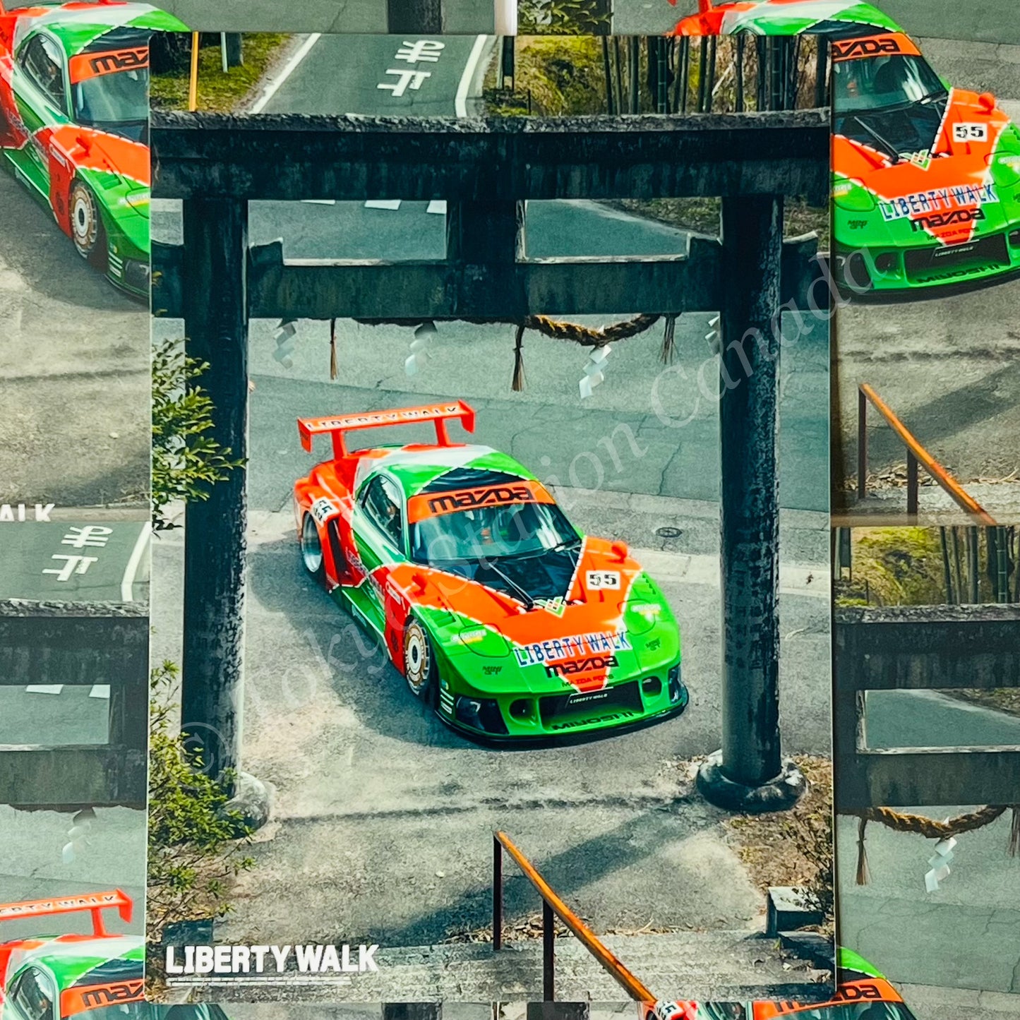 LIBERTY WALK JAPAN Plastic Sheet LB-Super Silhouette MAZDA FD3S RX-7 Ver2 (SI147)